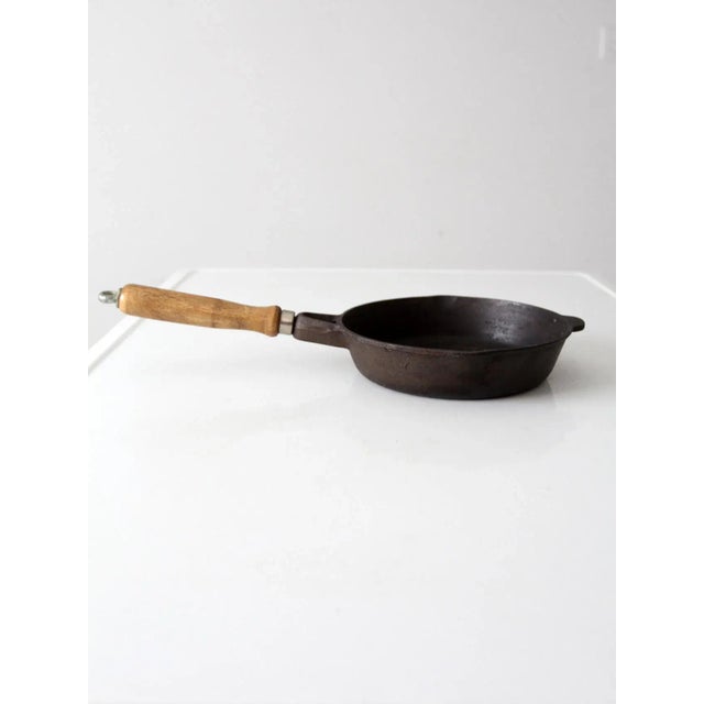 Vintage Cast Iron Pan For Sale - Image 9 of 13