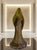 Vintage Essie Zareh Baijan Abstract Jack in the Pulpit Green & Brown Art Glass Vase For Sale In New York - Image 6 of 18