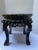 Chinoiserie Antique Chinese Carved Wood and Marble Stand For Sale - Image 3 of 10