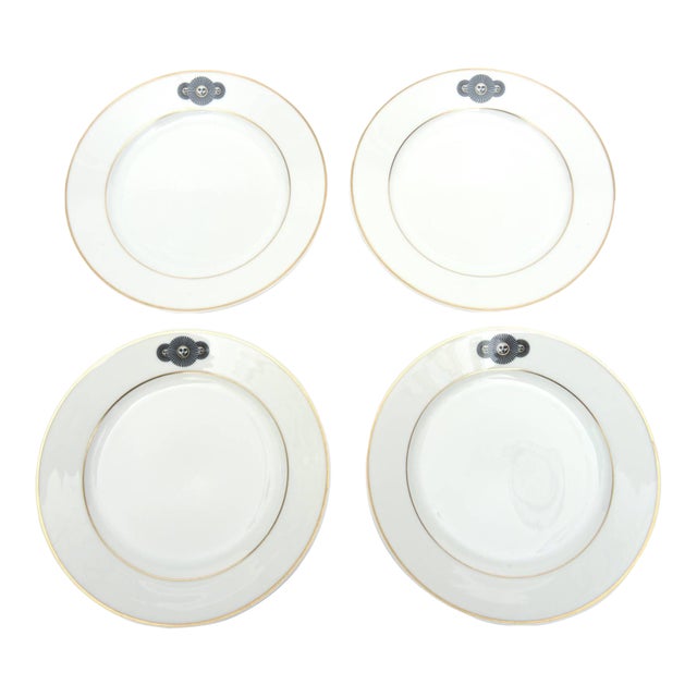 Vintage Porcelain Fornasetti/Rosenthal Medusa Desert or Salad Plates, Set of 4 For Sale