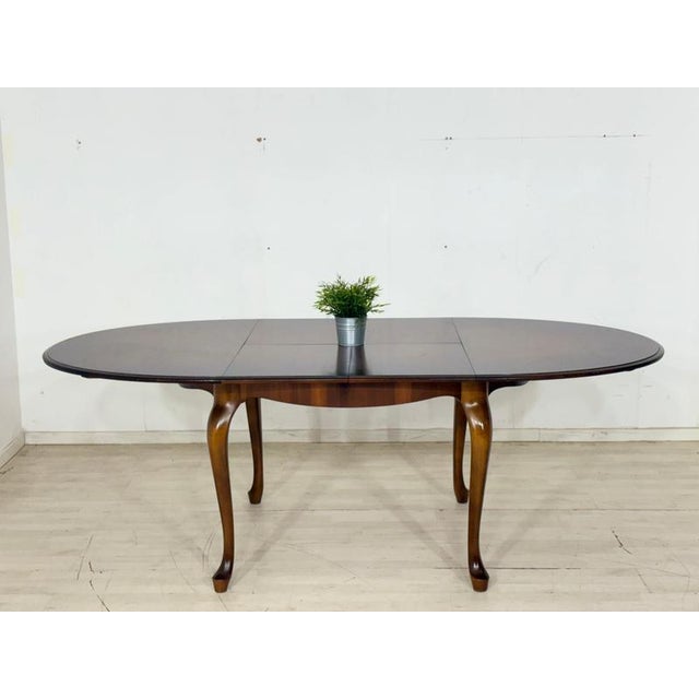 Wood Mid-Century Modern Extendable Dining Table For Sale - Image 7 of 7