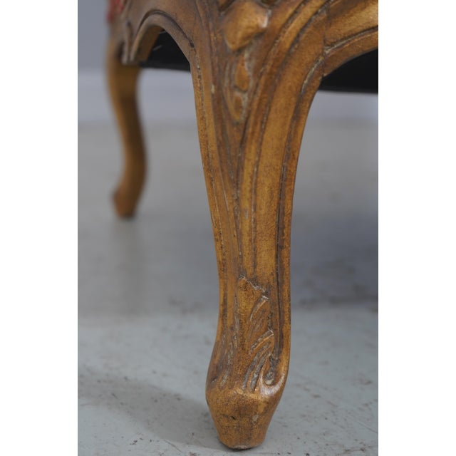 Wood Meyer Gunther Louis XVI Giltwood Settee Loveseat For Sale - Image 7 of 18