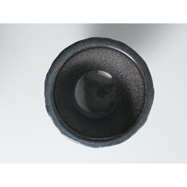 Blue Gothic Ceramic Jardiniere by Michael Andersen & Son, 1960s For Sale - Image 8 of 14