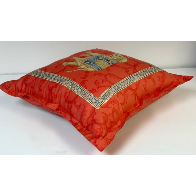Pair Jim Thompson Thai Silk Elephant Pillows, Tony Duquette Style, circa 1990s For Sale - Image 13 of 16