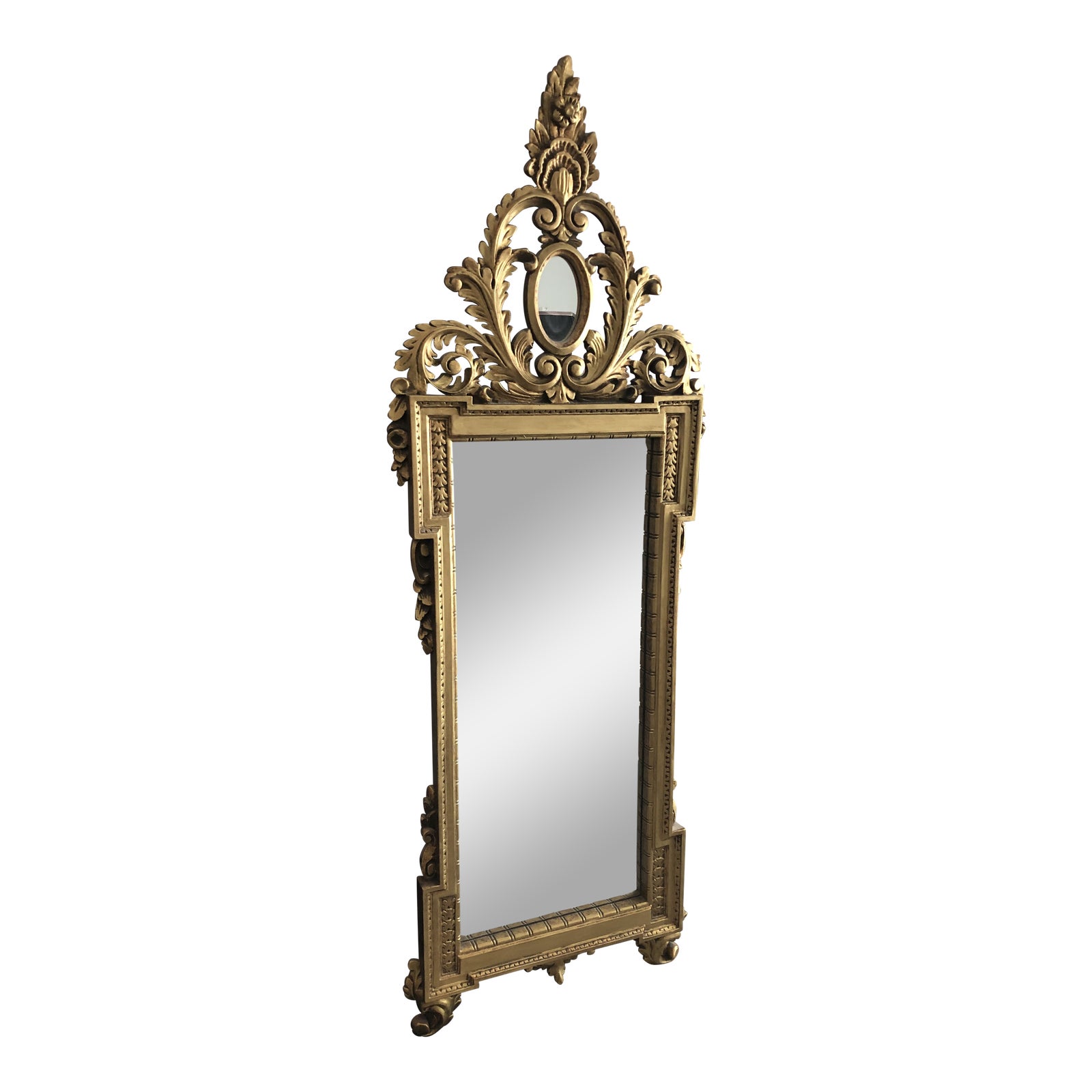 Vintage Baroque Style Wall Mirror Chairish