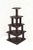 Wood Large Folk Art Spool Corner Shelf From the 1930s For Sale - Image 7 of 8
