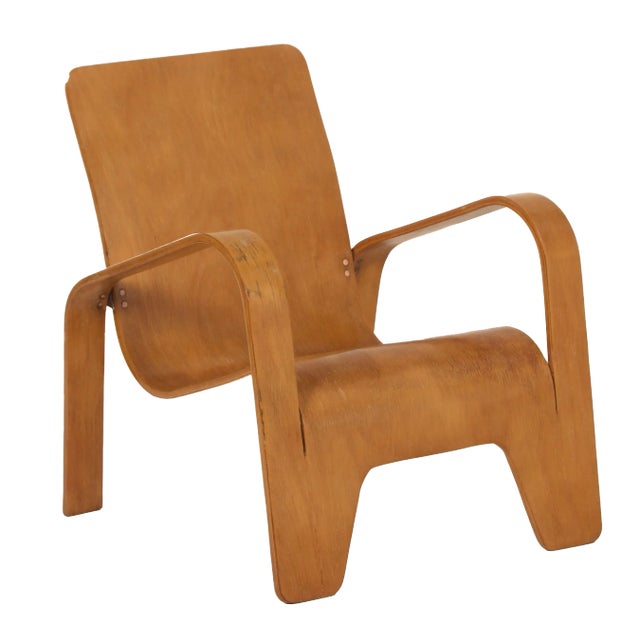 LaWo 1 Armchair in Oak by Han Pieck for LAWO Ommen, 1946 For Sale