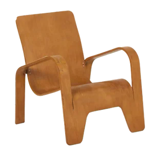 LaWo 1 Armchair in Oak by Han Pieck for LAWO Ommen, 1946