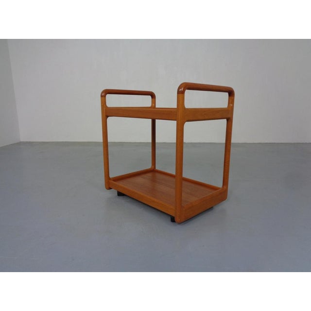 Teak Tea Cart by Cado, Denmark, 1970s For Sale - Image 3 of 15