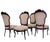 Victorian Mid 19th Century Antique American Ballon-Back Rosewood Chairs. Set of 4 For Sale - Image 3 of 14
