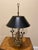 Metal Chapman 3 Horn Antique Brass Buillotte Table Lamp For Sale - Image 7 of 8