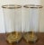 Large Ralph Lauren Brass and Glass Hurricane Pillar Candle Shades - a Pair For Sale - Image 12 of 12