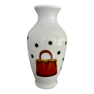 Christian Dior La Parisienne Bag Gloves Specs Porcelain Vase