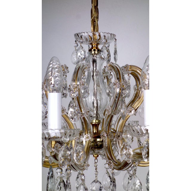 Crystal Maria Theresia Chandelier by Palme Walter for Palwa, 1960s For Sale - Image 8 of 12