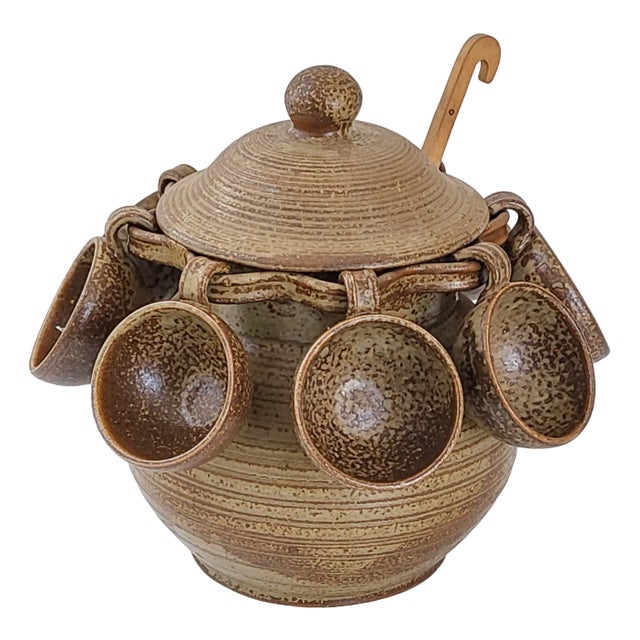 Punch in Keraluc Sandstone, 1970, Set of 9 For Sale