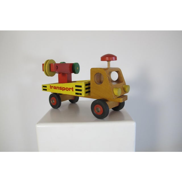 Vintage Decorative Children's Toy Truck For Sale - Image 4 of 5