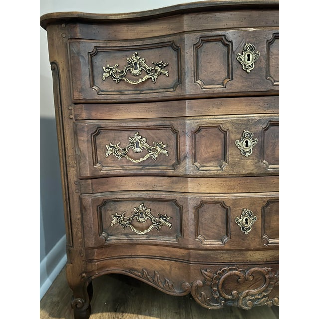 Pair, Baker Collector's Edition French Country Style 3 Drawer Commode For Sale In Boston - Image 6 of 11