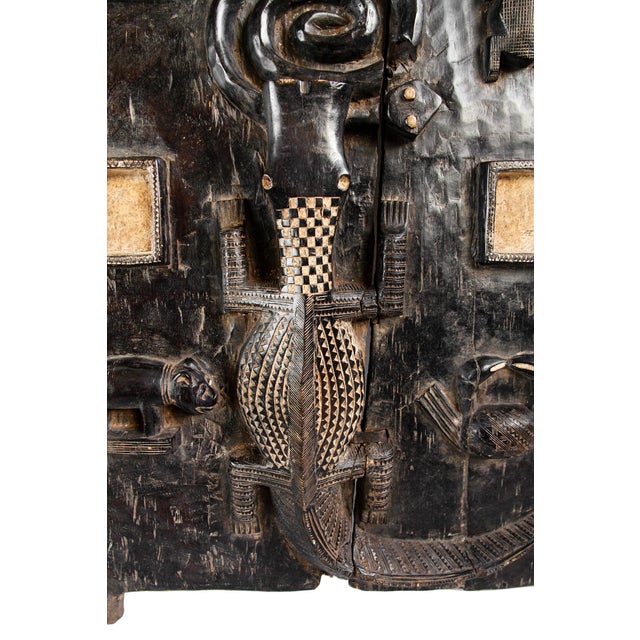Vintage Baule Grain Door Panel For Sale - Image 4 of 6