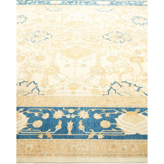 Solo Rugs Vintage Moroccan Hand Knotted Wool Area Rug, Ivory - 8'1" X 10'1" For Sale - Image 4 of 9