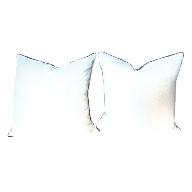 Baroque Pair of Vintage Auburgine Floral Pillows For Sale - Image 3 of 12