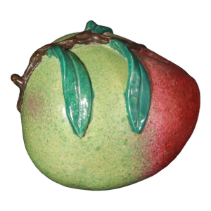 Chinese Export Trompe l'Oeil Porcelain Model of a Peach