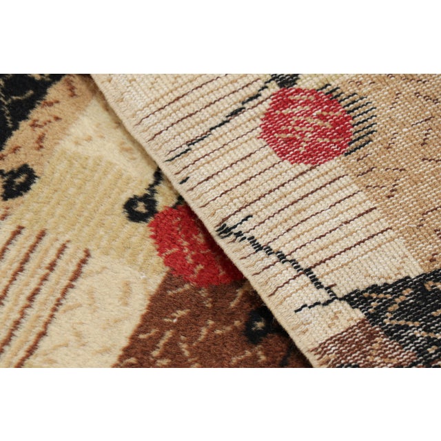 Textile Vintage Turkish Rug With Polychromatic Geometric Patterns, From Rug & Kilim For Sale - Image 7 of 7