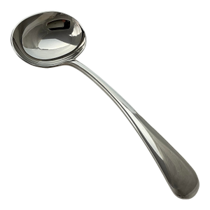 1970s A Silver Soup Ladle, Old English