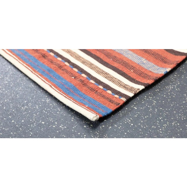 Early 20th Century Antique Kilim Rug 3'8'' x 4'8'' For Sale - Image 5 of 11