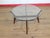 Mid Century Vintage Teak and Glass Coffee Table For Sale - Image 10 of 12