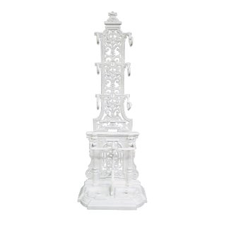 Victorian Cast Iron Hall Rack For Sale