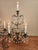 Exquisite Pair of Vintage Crystal Girandole Candelabra 5 Light Mantel Garnitures For Sale - Image 15 of 18