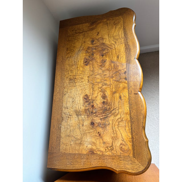 Wood Vintage Baker Furniture Walnut Bombay Chest For Sale - Image 7 of 11