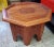 Wood Carved Octagonal Moroccan Wooden Coffee Table For Sale - Image 7 of 8