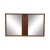 Mid Century Modern Walnut Double Wall Mirror For Sale - Image 13 of 13