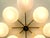 Fabio Ltd 21st Century Otto Polished Brass Matte White Murano Glass Flush Mount by Fabio LTD For Sale - Image 4 of 4