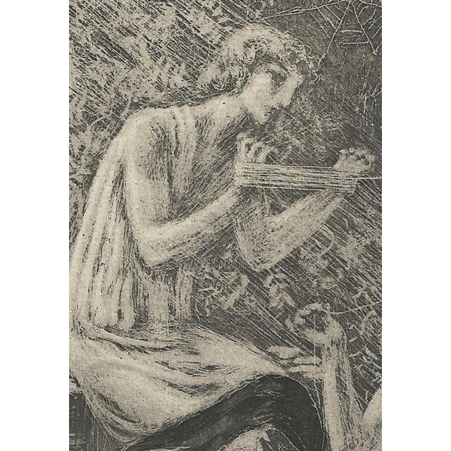 Raphaël Drouart, The Fates, 1920s, Etching For Sale - Image 4 of 11
