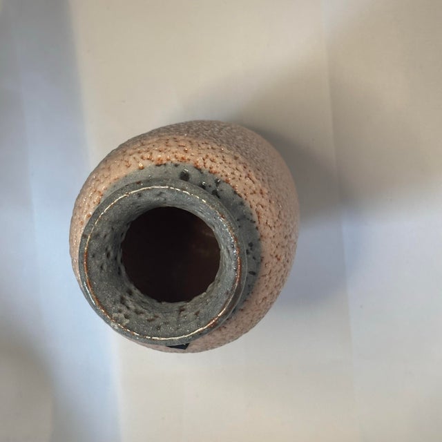 Circa 1980’s Dimensions: 3.5ʺW × 3.5ʺD × 7.5ʺH Made by Kikyo-ya kiln in Japan. Signed on Bottom, original sticker...