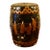 Vintage Chinese Barrel-Form Ceramic Garden Stool For Sale