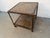 Industrial Late 20th Century Rustic Industrial Two-Tier Metal Accent Table For Sale - Image 3 of 15