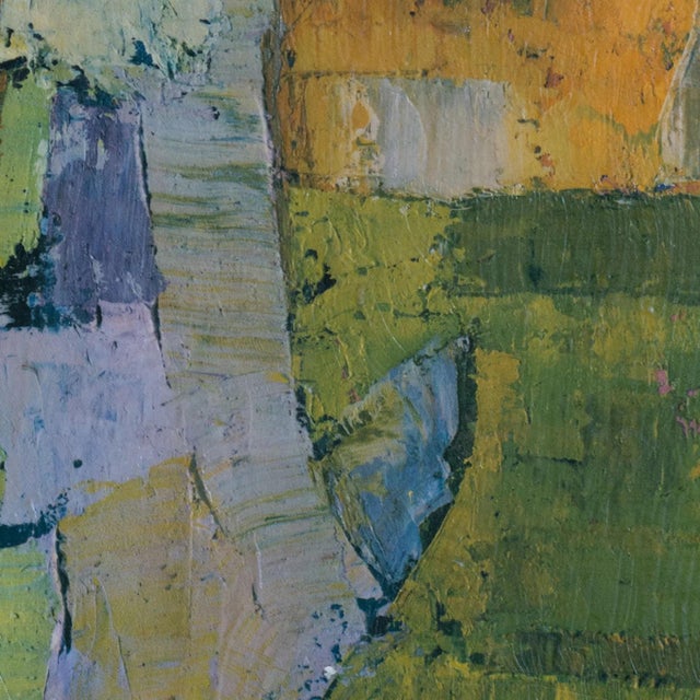 Abstract Seascape with Two Sailing Boats, 1950s, Lithograph For Sale - Image 4 of 7