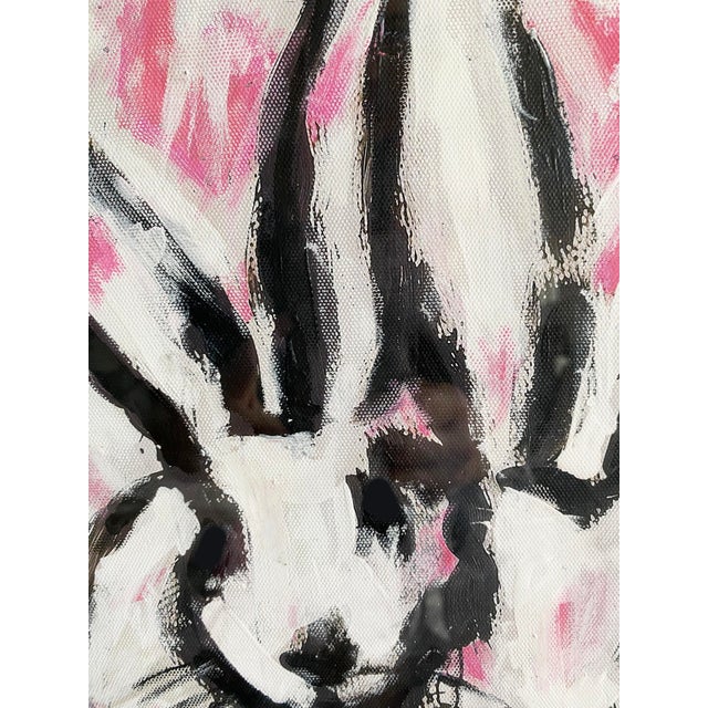 2020s Bunny Hop Acrylic Painting: Original Framed Art, Victorian Gold by Tatiana Duperault For Sale - Image 5 of 5