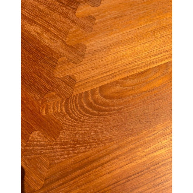 Danish Modern Sun Cabinet Co Teak Dining Table W Lazy Susan For Sale In Tampa - Image 6 of 13