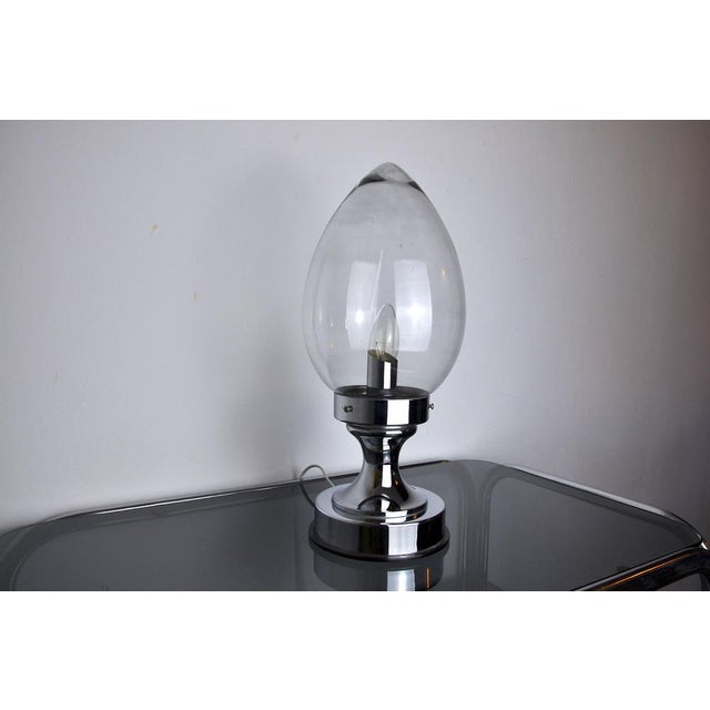 Murano Glass Membrane Table Lamp, Italy, 1960s For Sale - Image 10 of 10