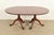 Wood Kittinger Georgian Solid Mahogany Double Pedestal Extension Dining Table For Sale - Image 7 of 15