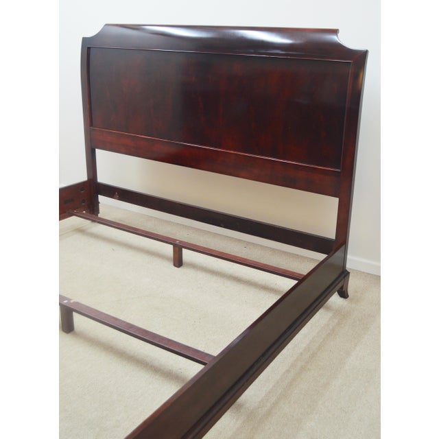 Ralph Lauren Mahogany King Sleigh Bed Chairish