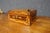 Fine Victorian marquetry jewelry box crafted from mahogany, rosewood and satinwood, elaborately decorated with geometric...