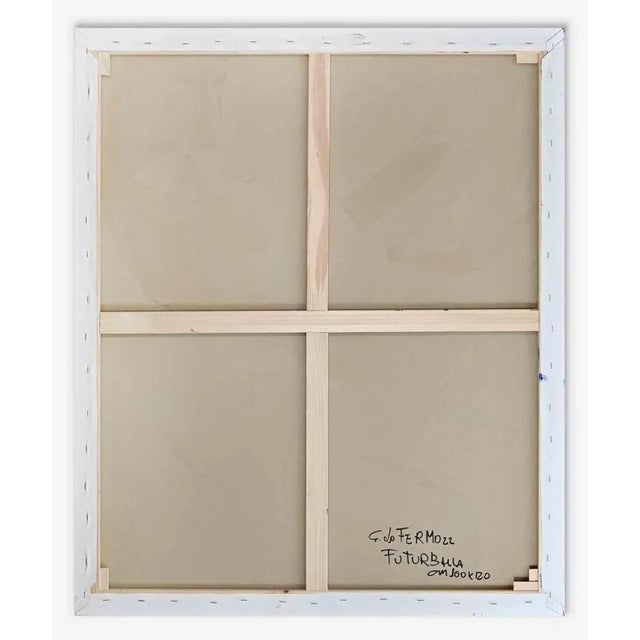 Giorgio Lo Fermo, Futurballa, Original Oil on Canvas, 2022 For Sale - Image 4 of 5