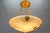 Large Neoclassical Style Alabaster and Bronze Pendant Light, 1890s For Sale - Image 13 of 18