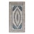 Vintage Oushak Rug With Blue and Beige 6'4" X13 For Sale