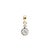 Pendant in 18k Gold and Diamonds For Sale - Image 6 of 6